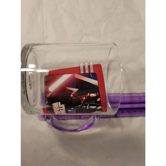 Star Wars Darth Vader Clear Glass Mug  Cup - Picture 5 of 8